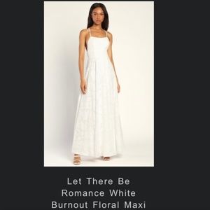 White Maxi Dress, XS